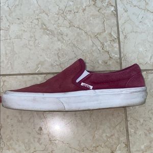 Red Suede Vans